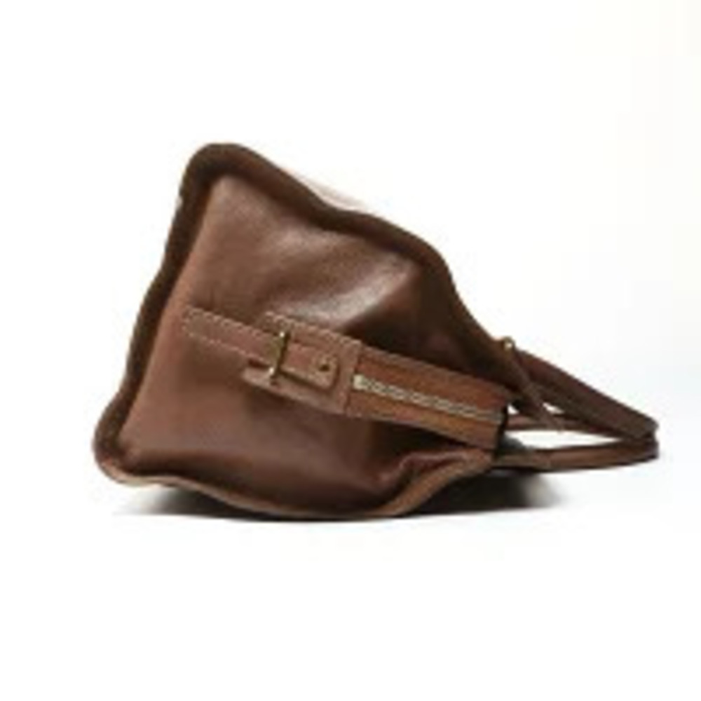 Yves Saint Laurent Leather Cabas Handbag Brown - Picture 4 of 13
